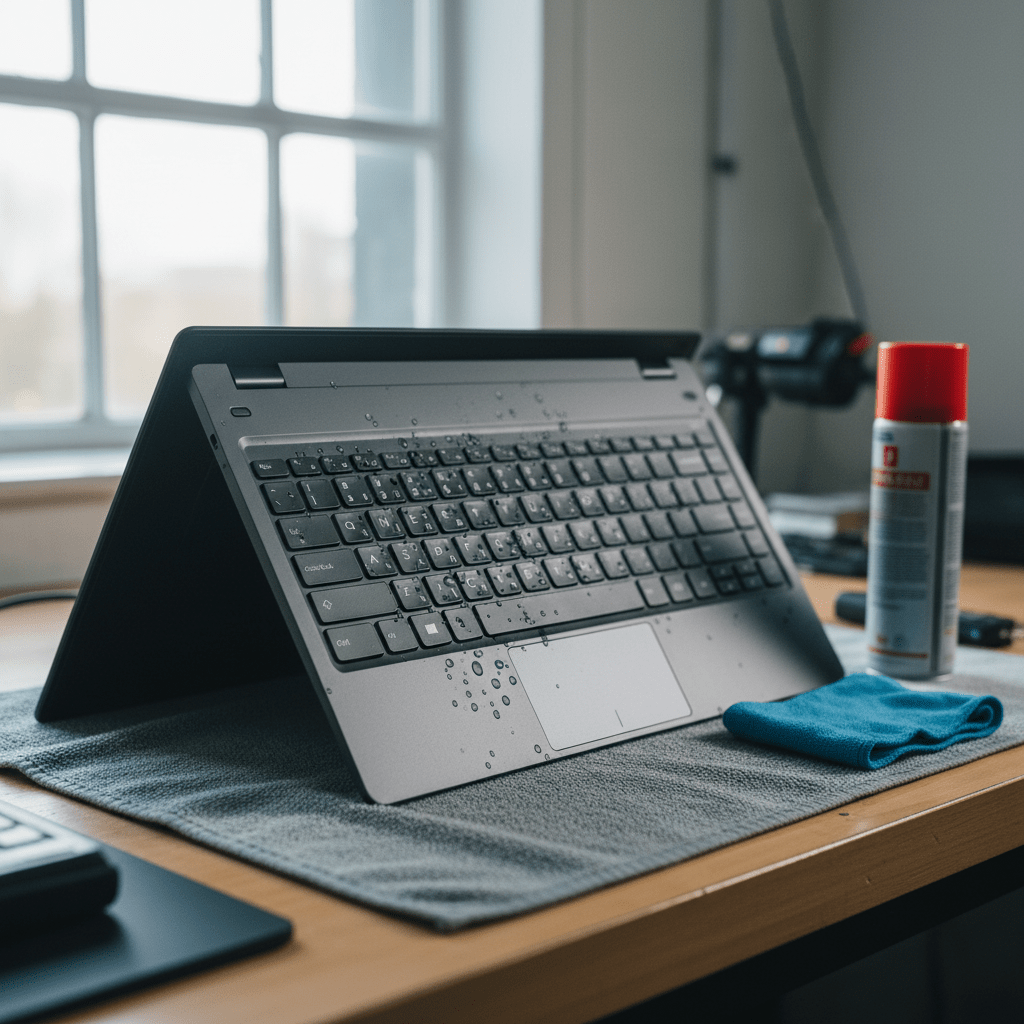 Liquid damage laptop repair in Upper Hermitage — Adelaide SA 5131