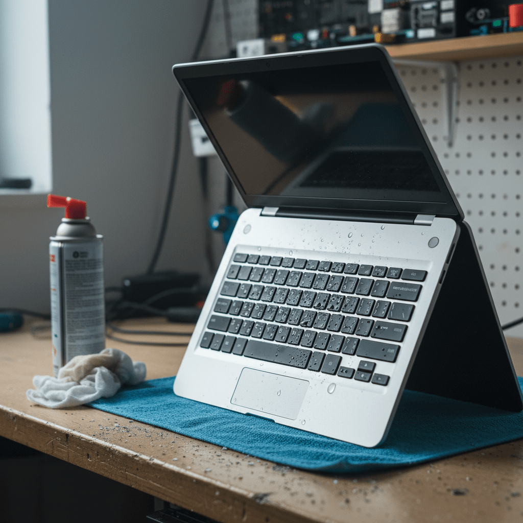 Liquid damage laptop repair in Warradale North — Adelaide SA 5046