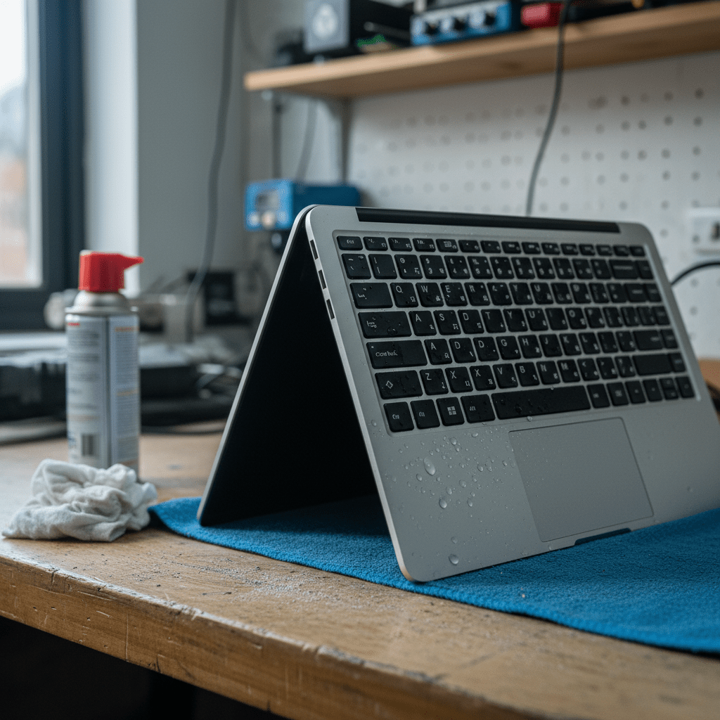 Liquid damage laptop repair in Waterloo Corner — Adelaide SA 5110