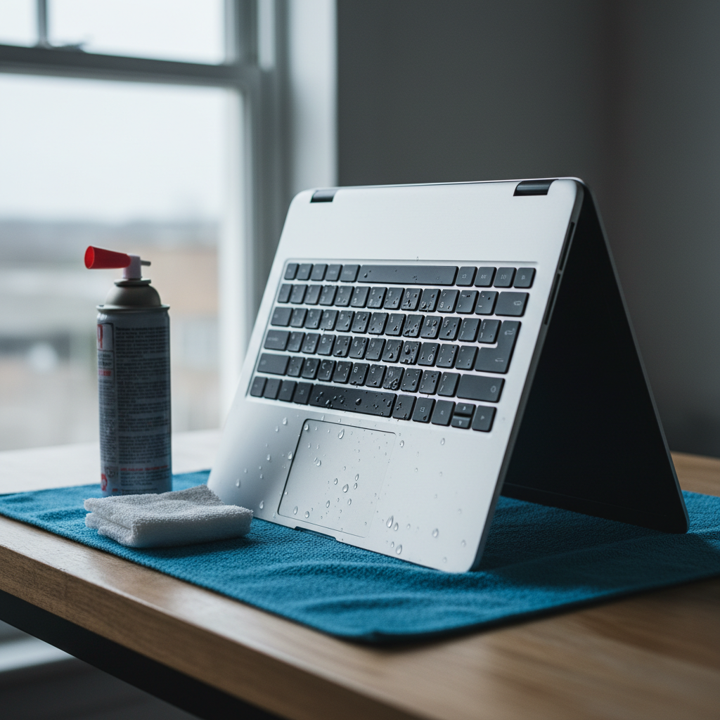 Liquid damage laptop repair in West Hobart — TAS 7000