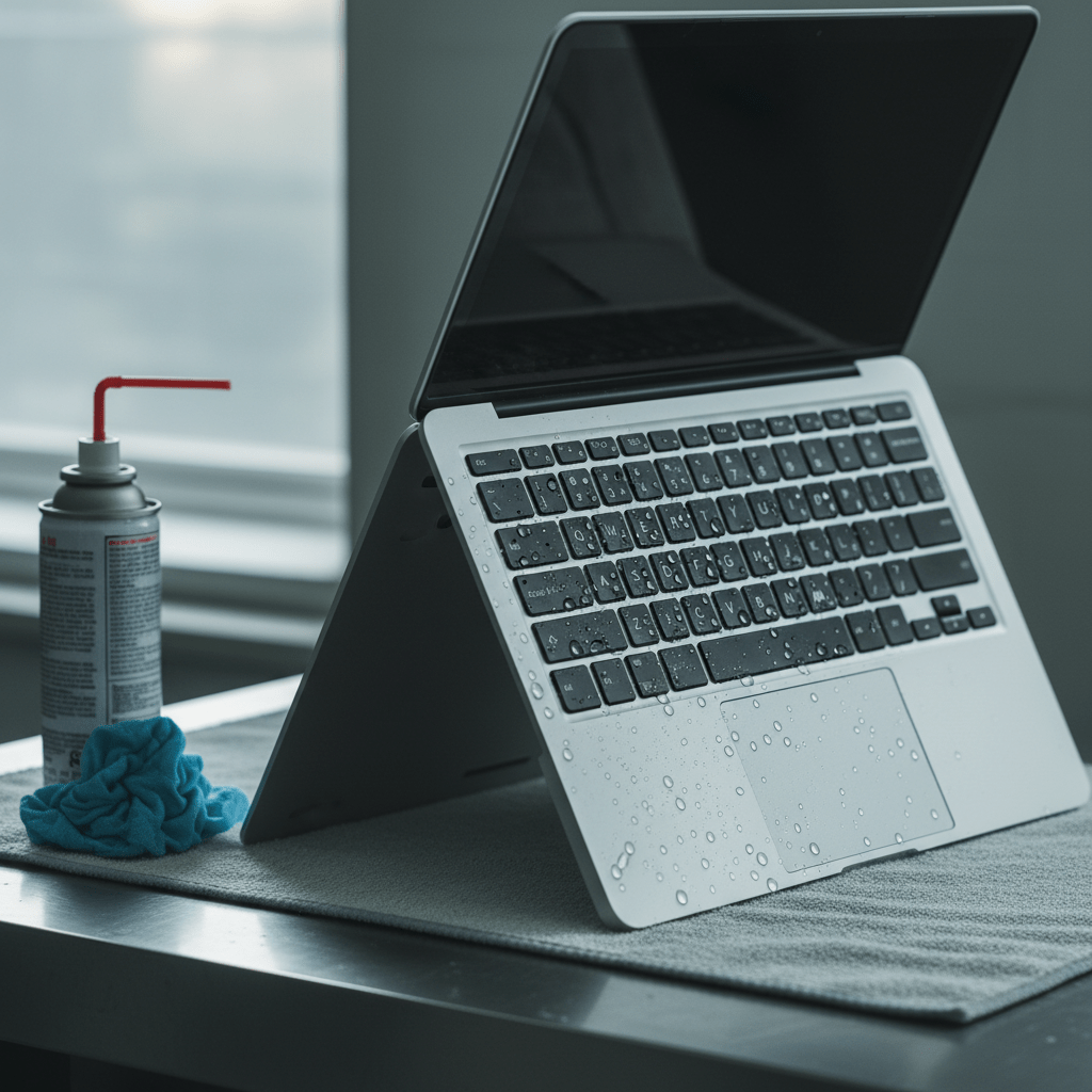 Liquid damage laptop repair in Wingfield — Adelaide SA 5013