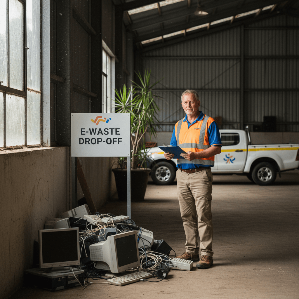 Local council e-waste services in Australia provide convenient options for responsible electronics disposal.
