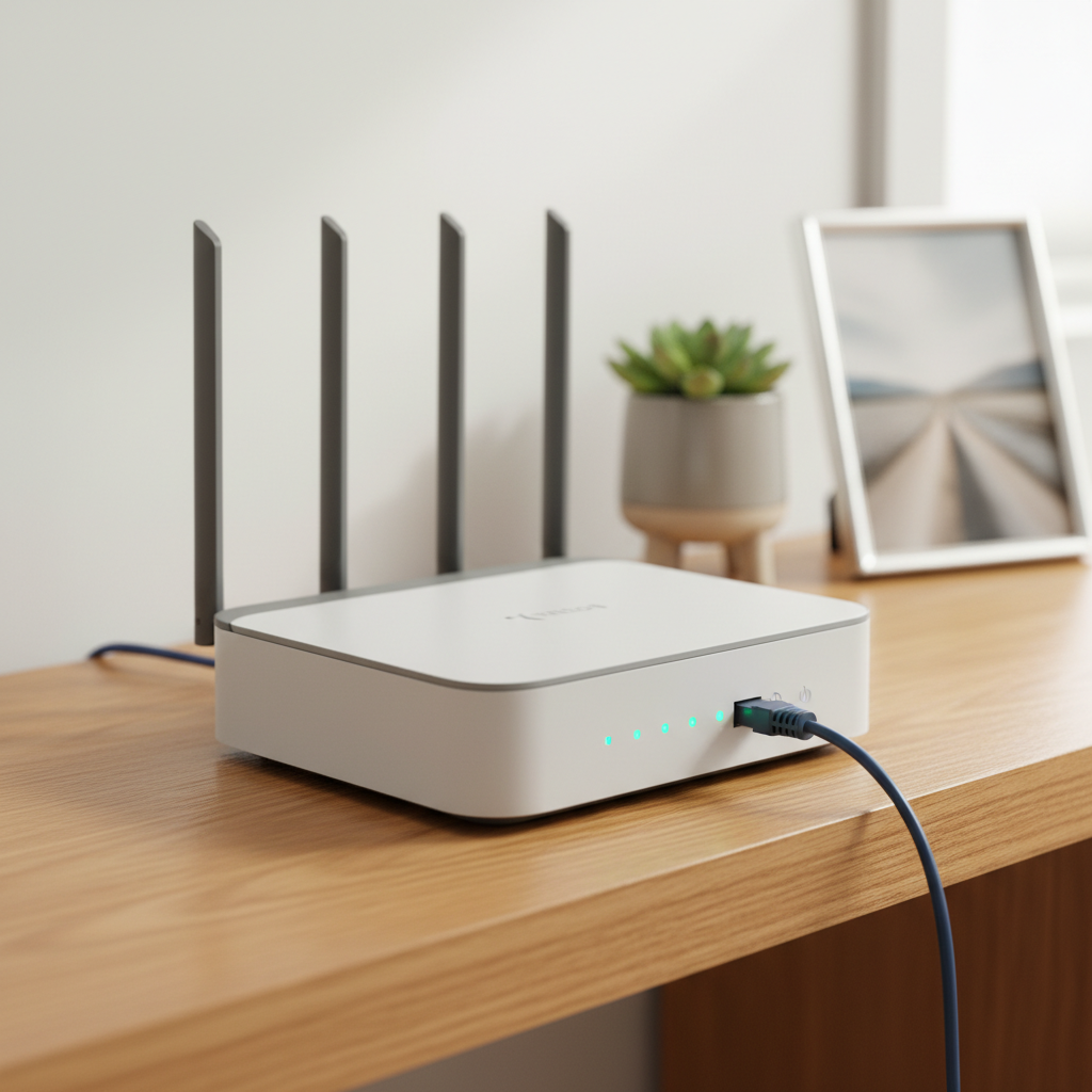 NBN router and WiFi setup service in Little Pelican — Newcastle NSW 2281