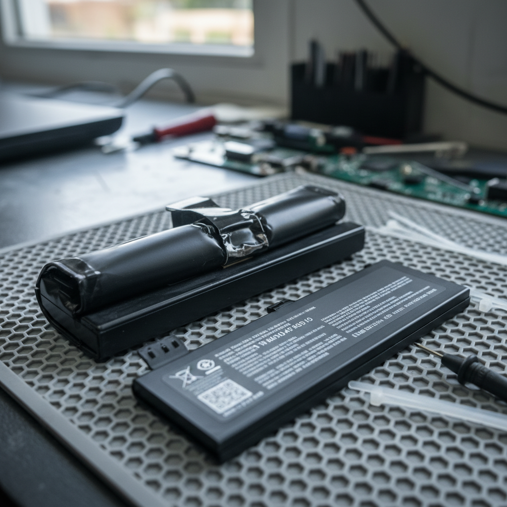 Swollen laptop battery replacement in Taylors Beach — Newcastle NSW 2316