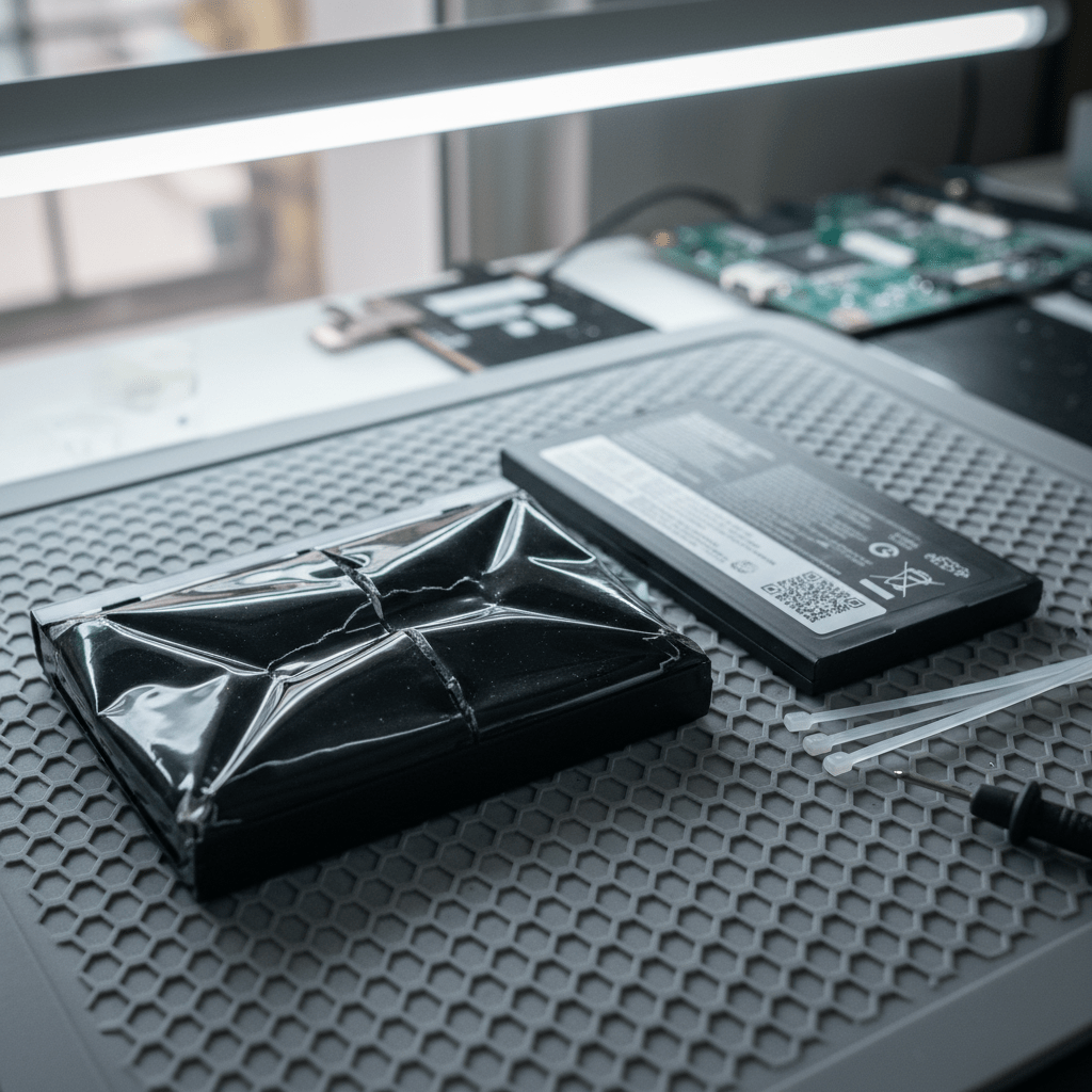 Swollen laptop battery replacement in Tranmere North — Adelaide SA 5073
