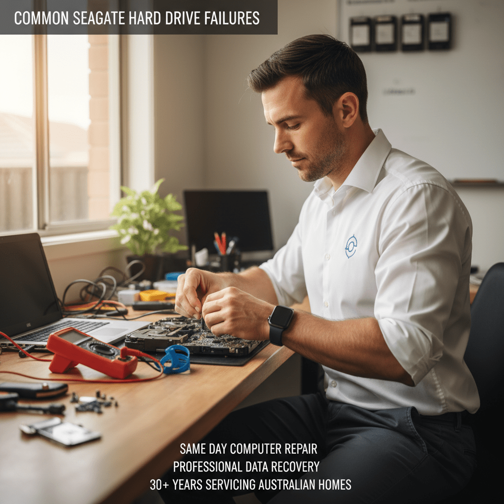 Experienced Australian technician repairing a laptop — professional data recovery
