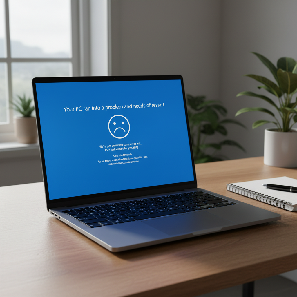 Blue screen of death error repair service in Barnsley — Newcastle NSW 2278