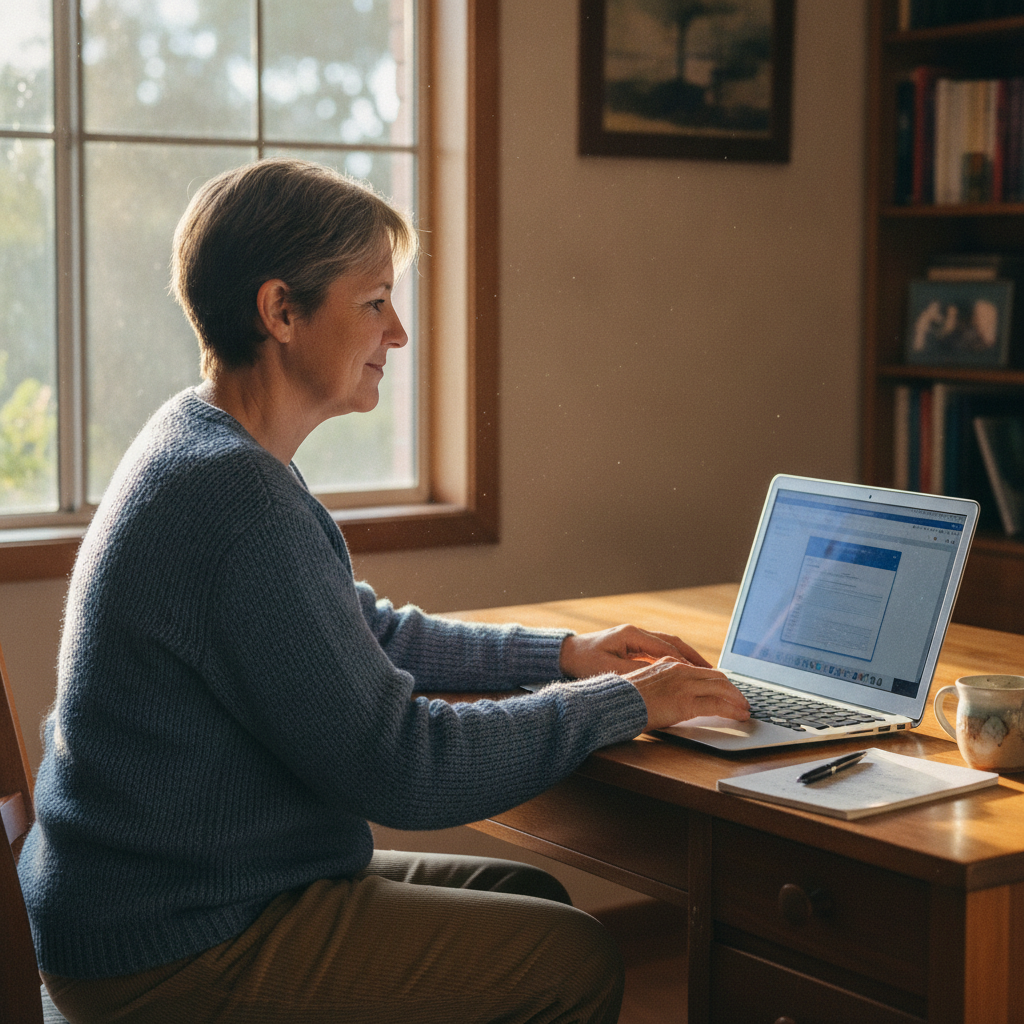 Computer cleaning in Acacia Creek (2476) — a local resident at home with a clean, fast, dust-free computer running cool and quiet