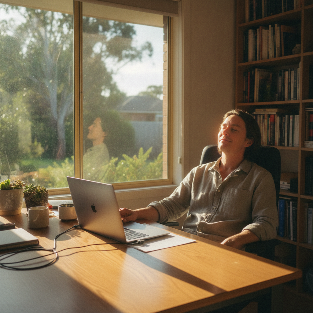 Computer cleaning in Adamstown (2289) — a local resident at home with a clean, fast, dust-free computer running cool and quiet