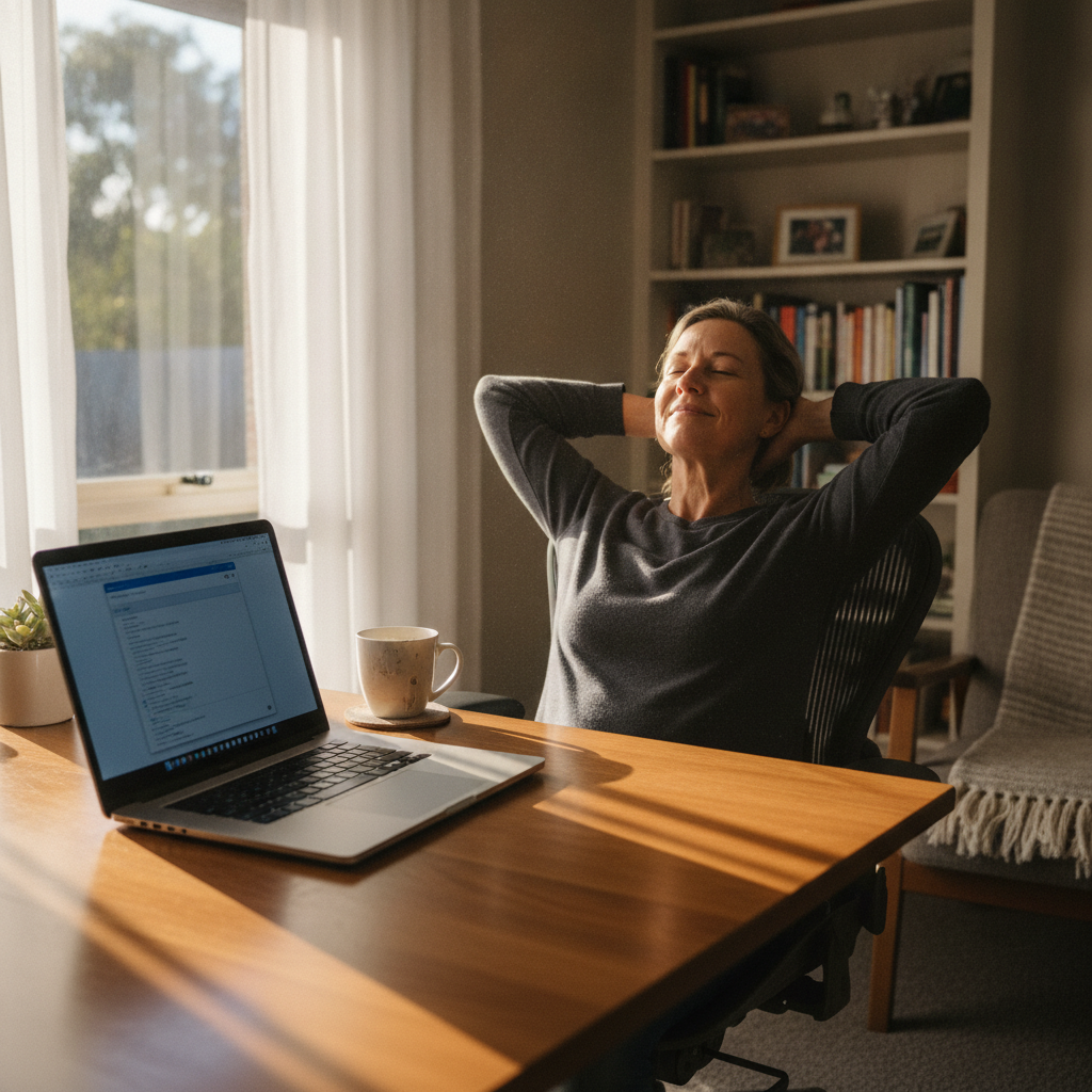 Computer cleaning in Adamstown Heights (2289) — a local resident at home with a clean, fast, dust-free computer running cool and quiet