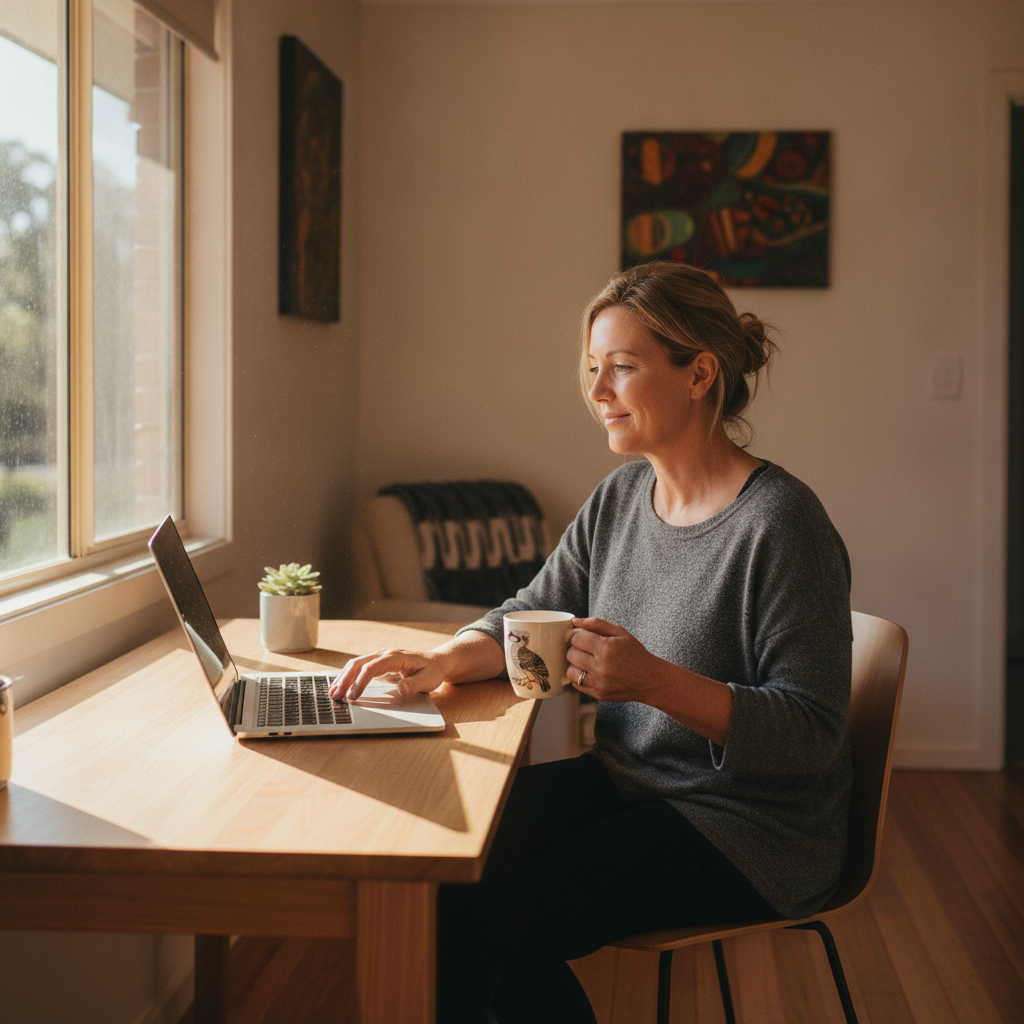 Computer cleaning in Albion Park (2527) — a local resident at home with a clean, fast, dust-free computer running cool and quiet
