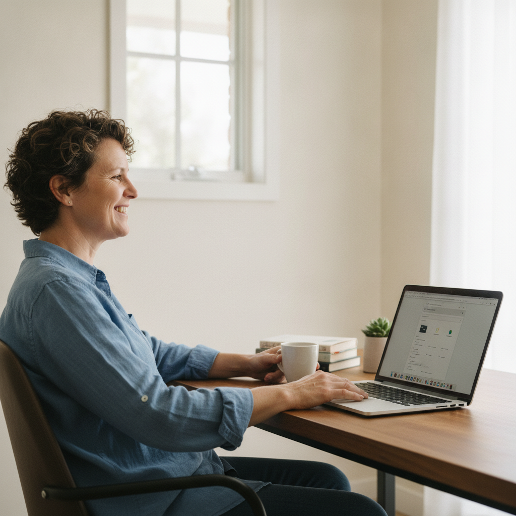 Computer cleaning in Alfred Cove (6154) — a local resident at home with a clean, fast, dust-free computer running cool and quiet