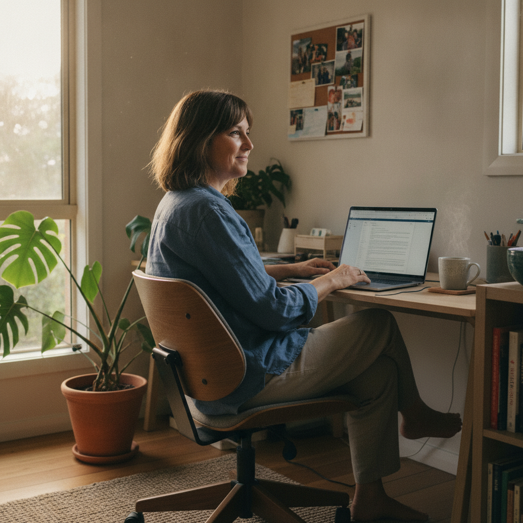 Computer cleaning in Alstonvale (2477) — a local resident at home with a clean, fast, dust-free computer running cool and quiet