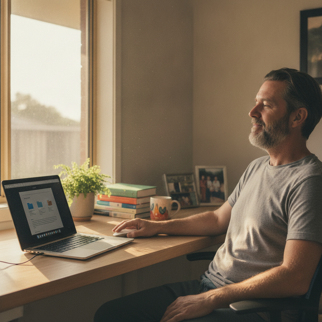 Laptop and desktop cleaning in Andrews Farm (5114) — an at-home owner pleased their computer runs cool and quiet again