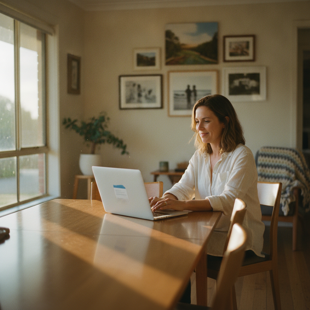 Computer cleaning in Ardlethan (2665) — a local resident at home with a clean, fast, dust-free computer running cool and quiet