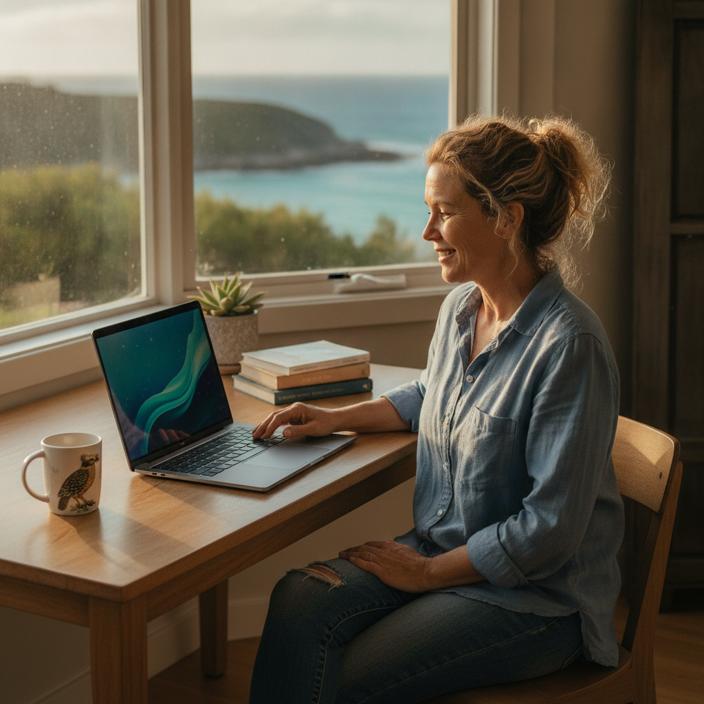 Computer cleaning in Arrawarra Headland (2456) — a local resident at home with a clean, fast, dust-free computer running cool and quiet
