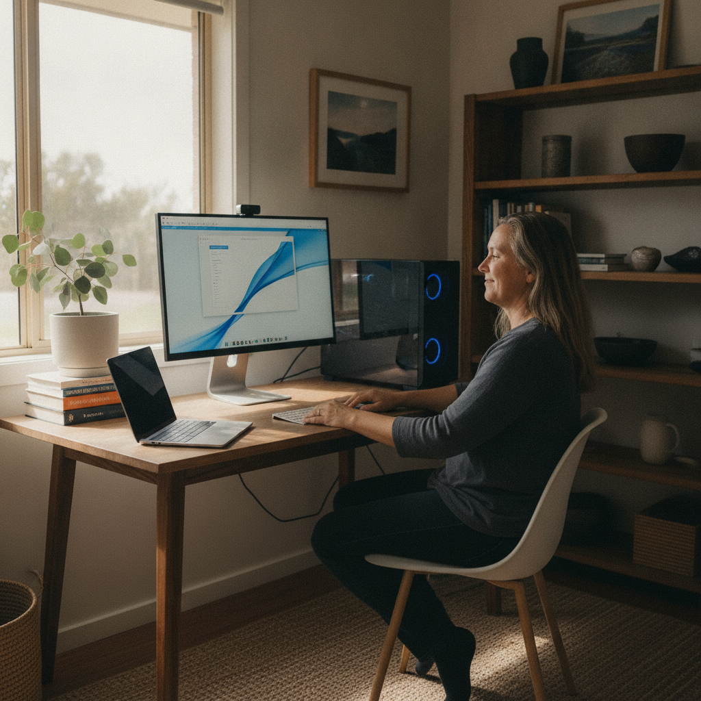 Laptop and desktop cleaning in Balickera (2324) — an at-home owner pleased their computer runs cool and quiet again