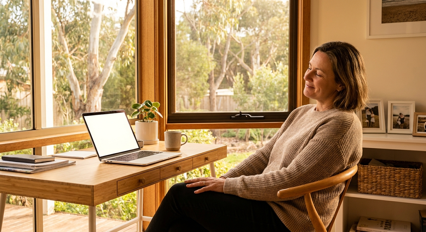 Computer cleaning in Balnarring Beach (3926) — a local resident at home with a clean, fast, dust-free computer running cool and quiet