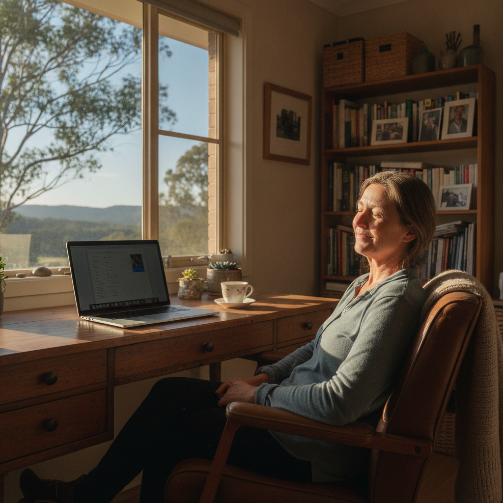 Computer cleaning in Barkers Vale (2474) — a local resident at home with a clean, fast, dust-free computer running cool and quiet