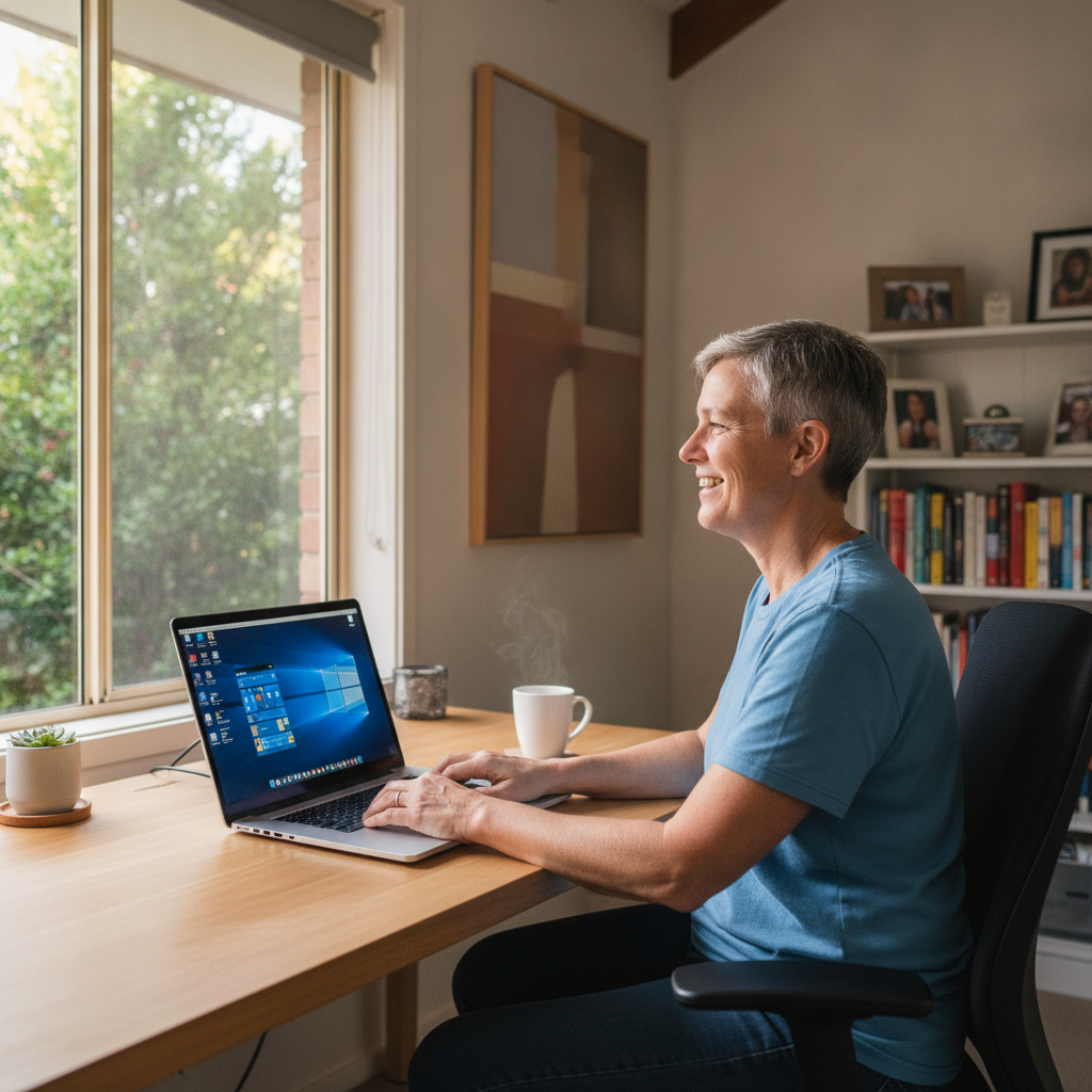 Laptop and desktop cleaning in Barrack Heights (2528) — an at-home owner pleased their computer runs cool and quiet again
