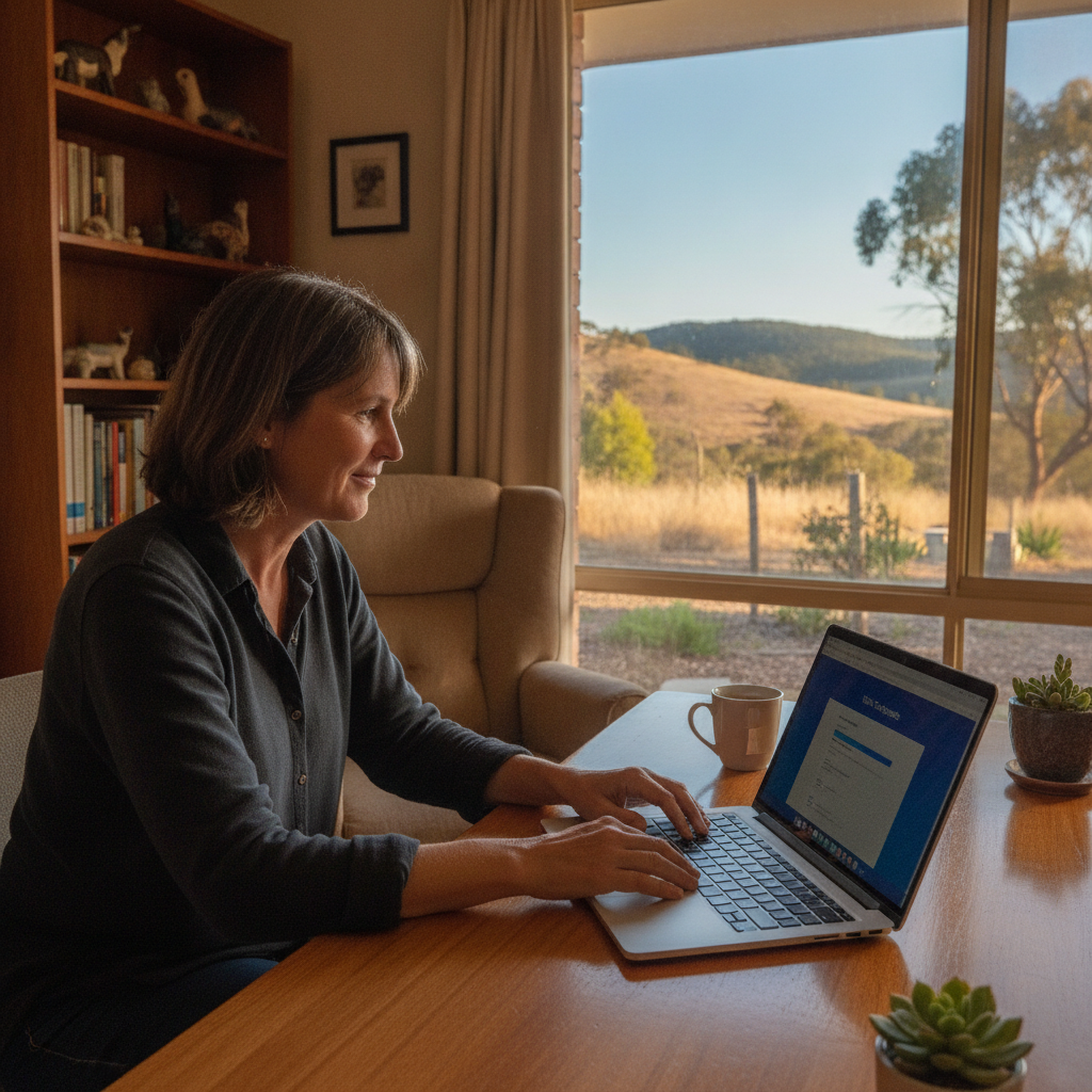 Computer cleaning in Barretts Creek (2460) — a local resident at home with a clean, fast, dust-free computer running cool and quiet