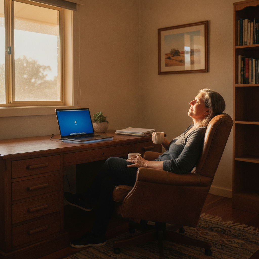 Computer cleaning in Barringun (2840) — a local resident at home with a clean, fast, dust-free computer running cool and quiet