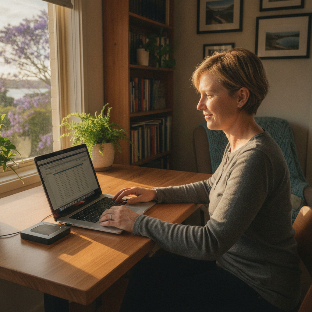 Computer cleaning in Bellerive (7018) — a local resident at home with a clean, fast, dust-free computer running cool and quiet
