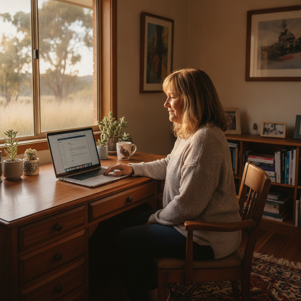 Computer cleaning in Ben Lomond (2365) — a local resident at home with a clean, fast, dust-free computer running cool and quiet