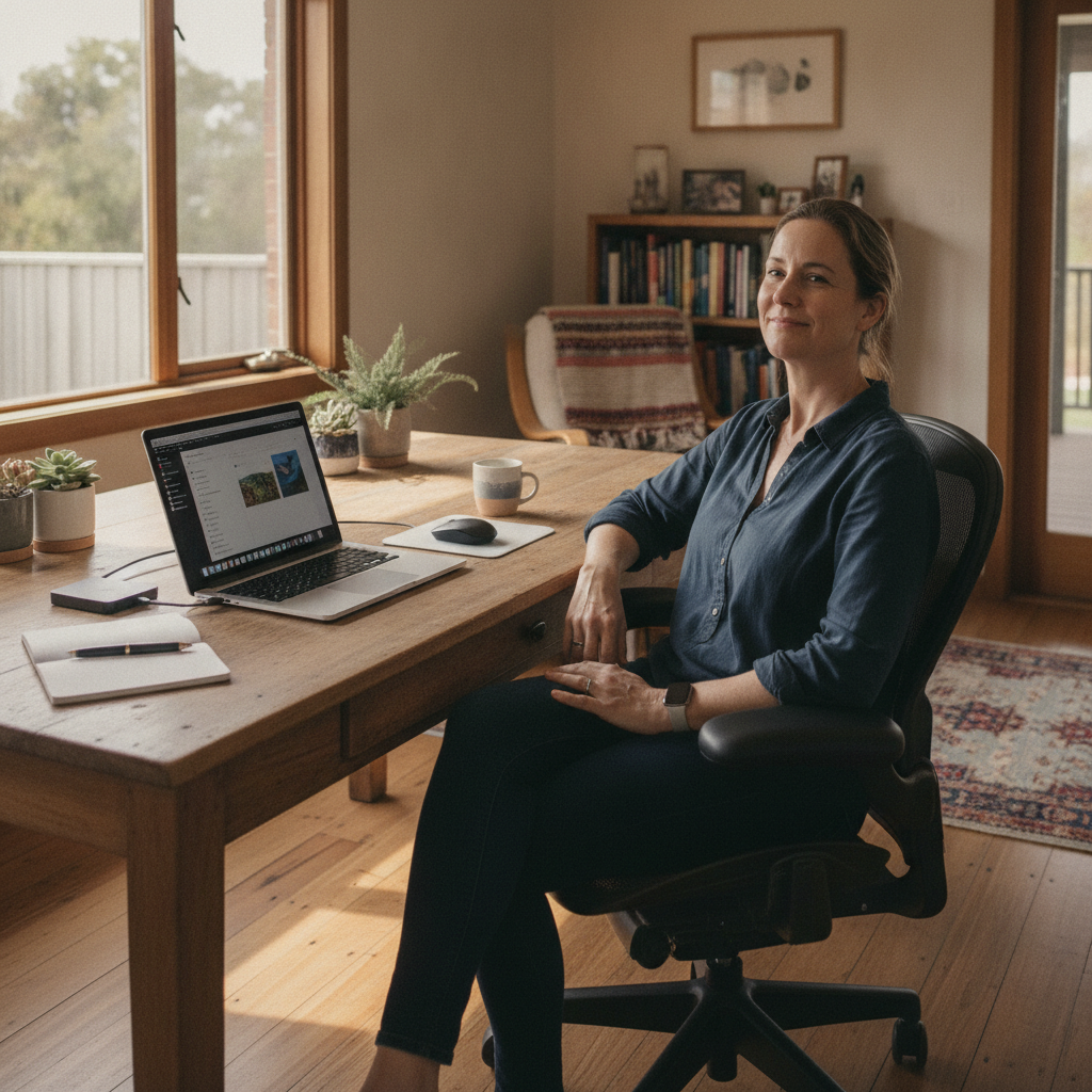 Computer cleaning in Bickley Vale (2570) — a local resident at home with a clean, fast, dust-free computer running cool and quiet