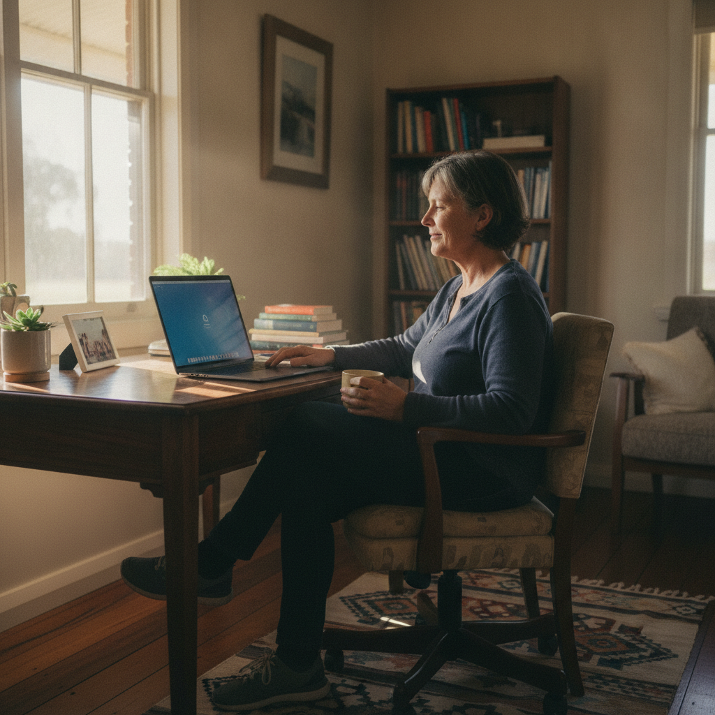 Computer cleaning in Bingara (2404) — a local resident at home with a clean, fast, dust-free computer running cool and quiet