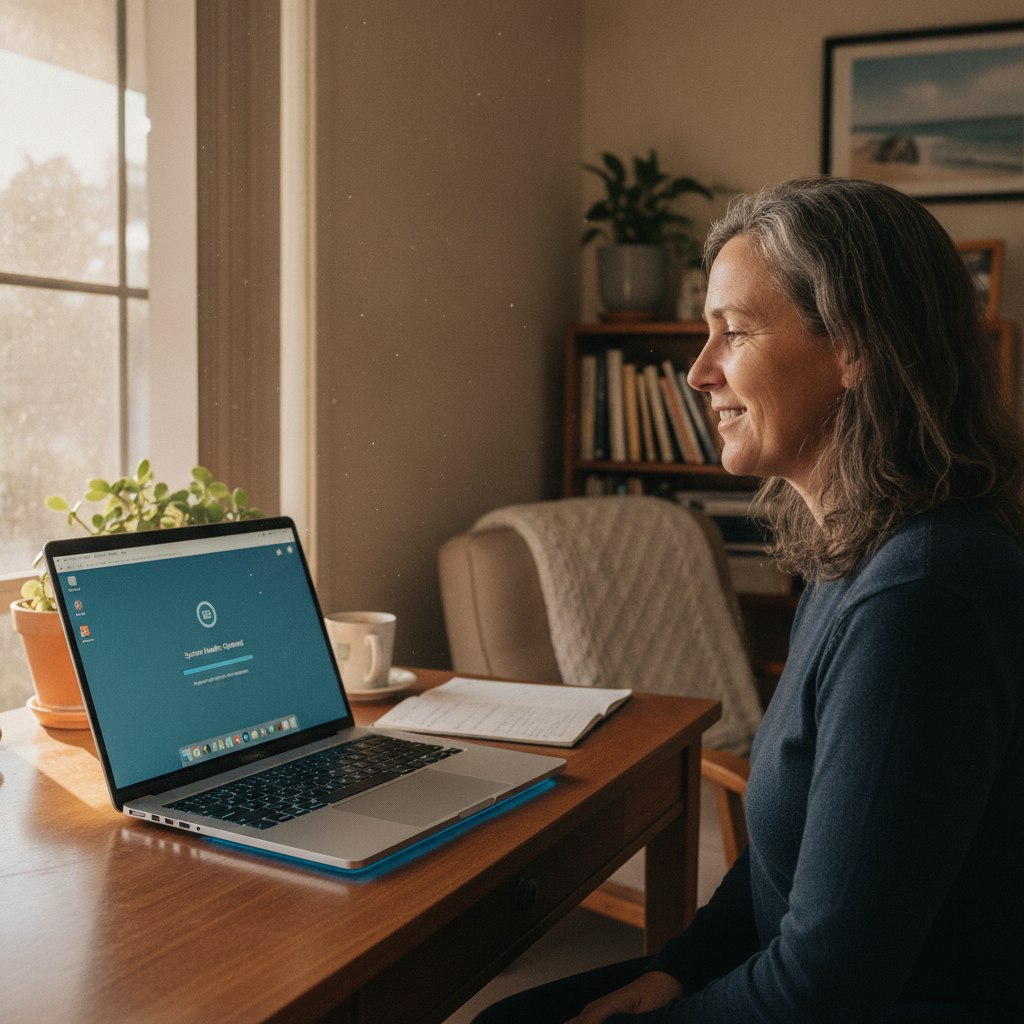 Laptop and desktop cleaning in Blackett (2770) — an at-home owner pleased their computer runs cool and quiet again