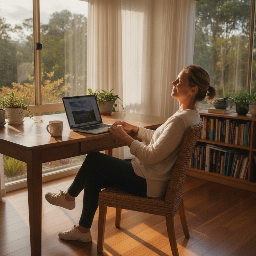 Computer cleaning in Bonville (2441) — a local resident at home with a clean, fast, dust-free computer running cool and quiet
