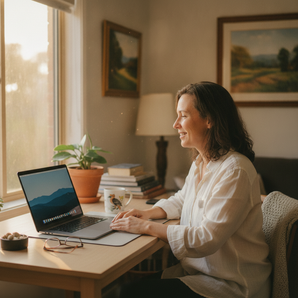 Computer cleaning in Boorooma (2650) — a local resident at home with a clean, fast, dust-free computer running cool and quiet