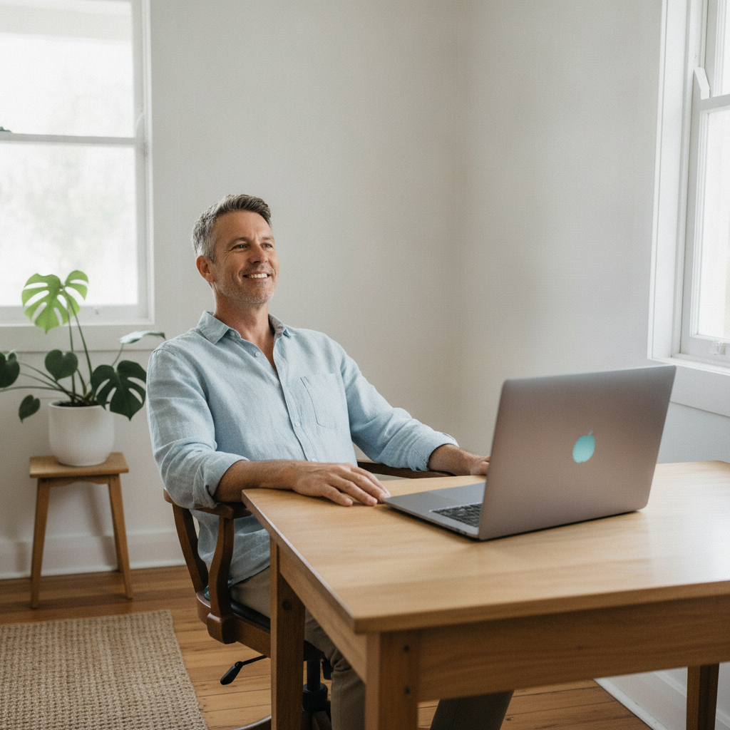 Computer cleaning in Botany (2019) — a local resident at home with a clean, fast, dust-free computer running cool and quiet