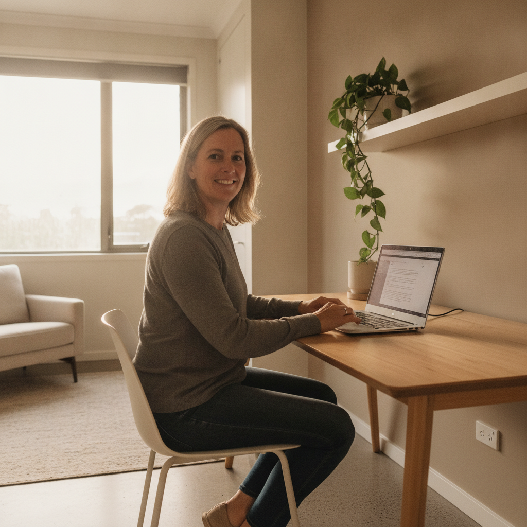 Computer cleaning in Bowen Hills (4006) — a local resident at home with a clean, fast, dust-free computer running cool and quiet