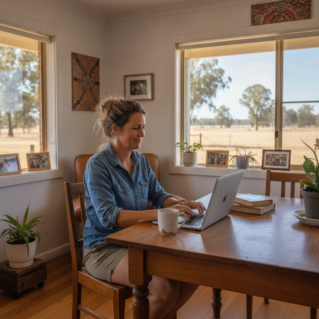 Computer cleaning in Bowling Alley Point (2340) — a local resident at home with a clean, fast, dust-free computer running cool and quiet