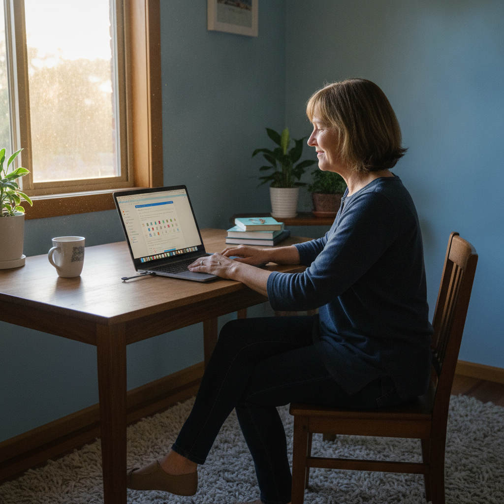 Computer cleaning in Bowna (2644) — a local resident at home with a clean, fast, dust-free computer running cool and quiet