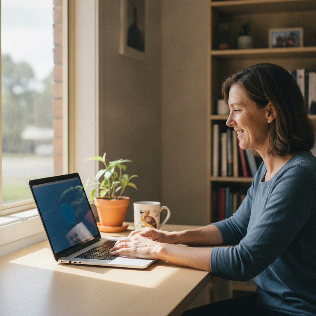 Computer cleaning in Bowraville (2449) — a local resident at home with a clean, fast, dust-free computer running cool and quiet