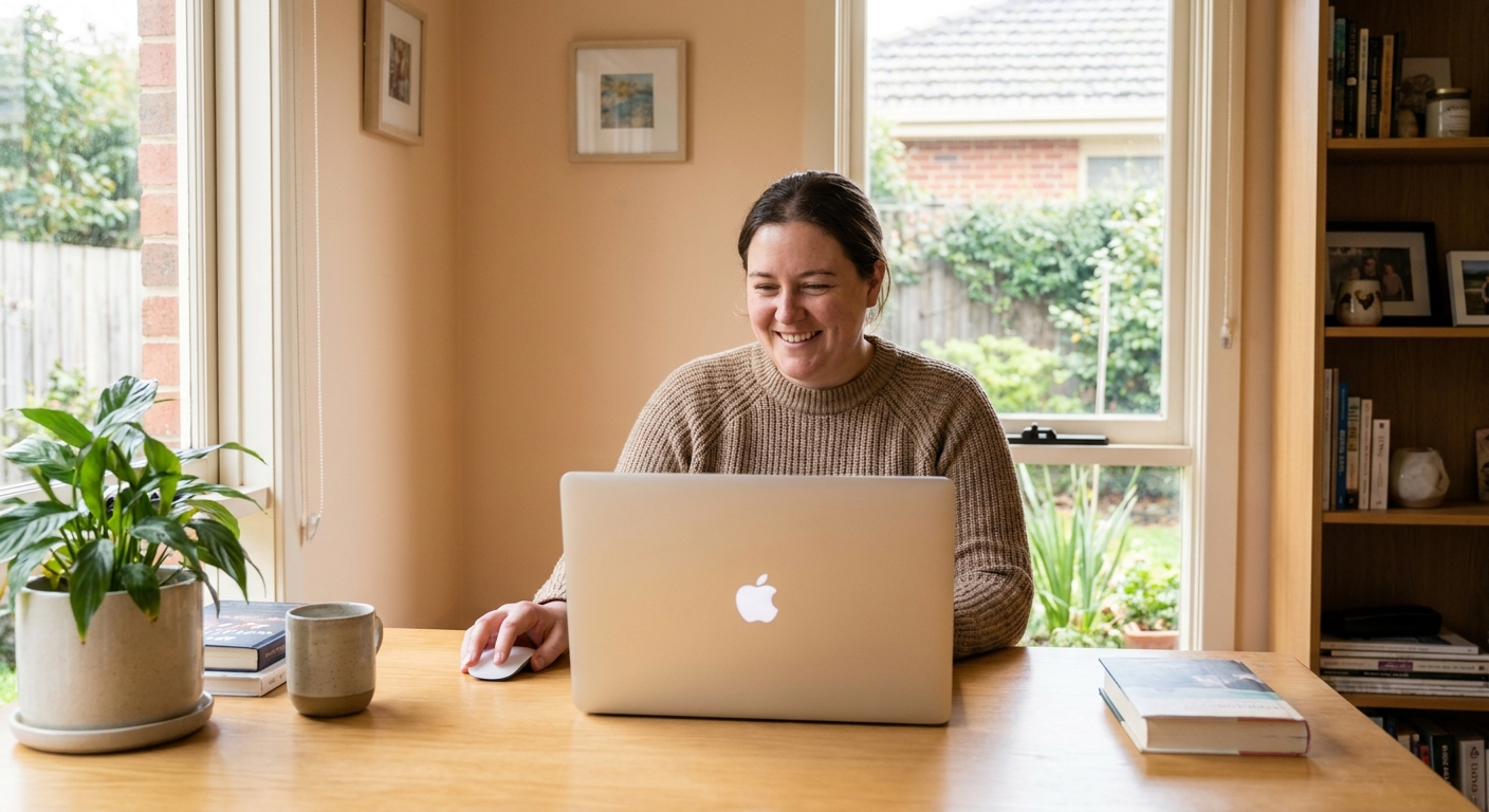 Laptop and desktop cleaning in Brighton East (3187) — an at-home owner pleased their computer runs cool and quiet again
