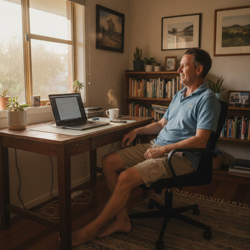 Computer cleaning in Broken Hill North (2880) — a local resident at home with a clean, fast, dust-free computer running cool and quiet
