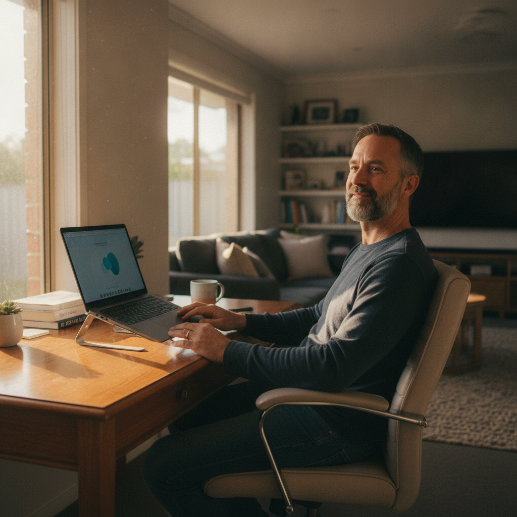 Computer cleaning in Brooklyn Park (5032) — a local resident at home with a clean, fast, dust-free computer running cool and quiet