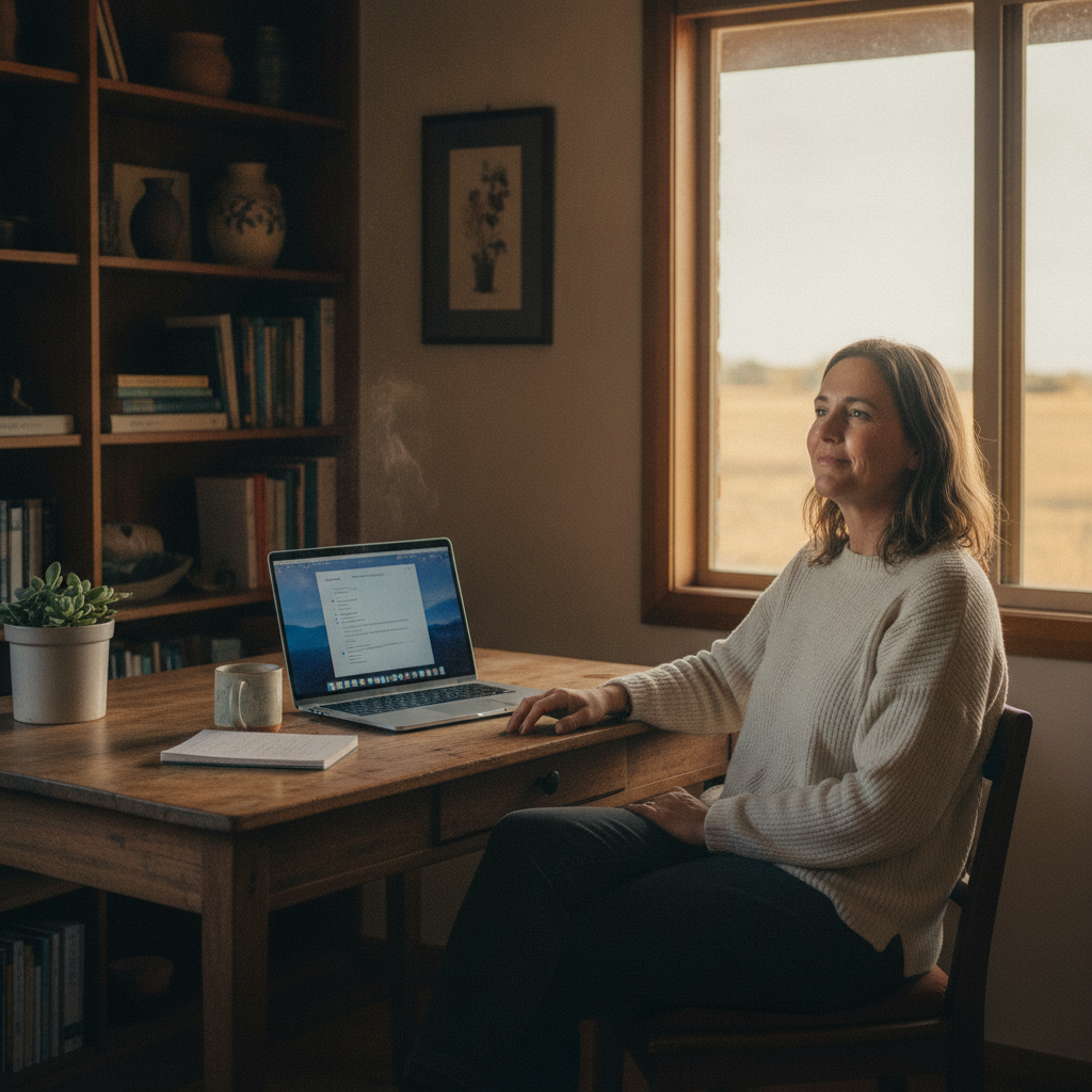 Computer cleaning in Bruie Plains (2875) — a local resident at home with a clean, fast, dust-free computer running cool and quiet