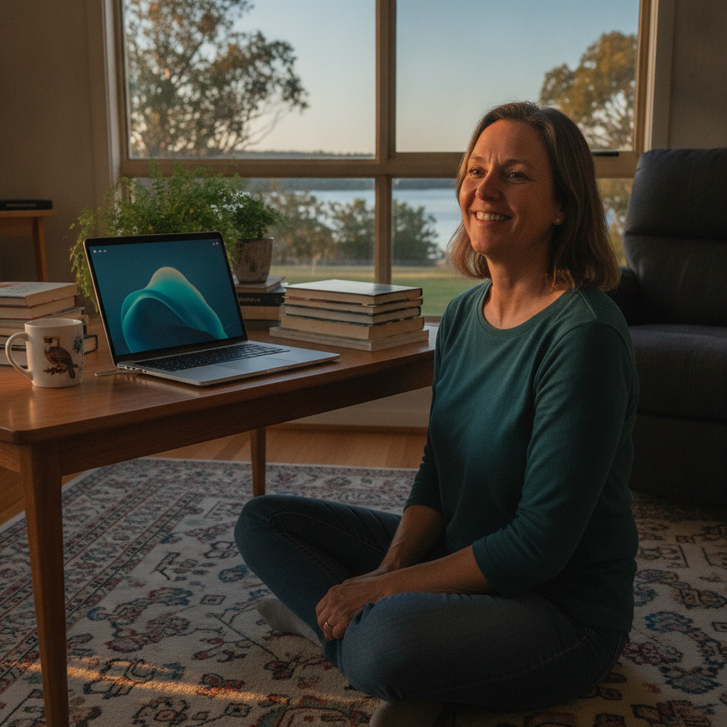 Computer cleaning in Budgewoi Peninsula (2262) — a local resident at home with a clean, fast, dust-free computer running cool and quiet