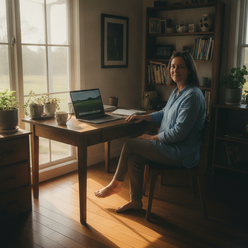Computer cleaning in Bugaldie (2357) — a local resident at home with a clean, fast, dust-free computer running cool and quiet