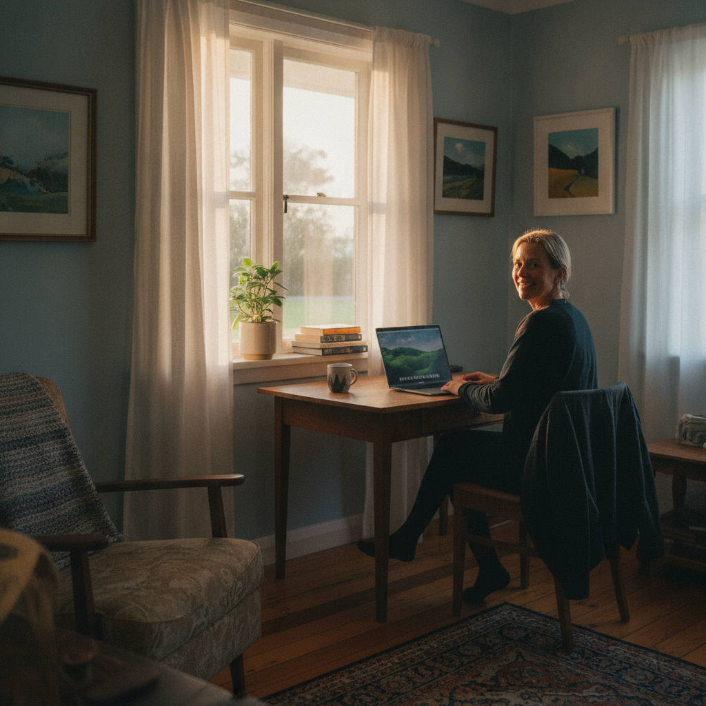 Computer cleaning in Bulee (2622) — a local resident at home with a clean, fast, dust-free computer running cool and quiet