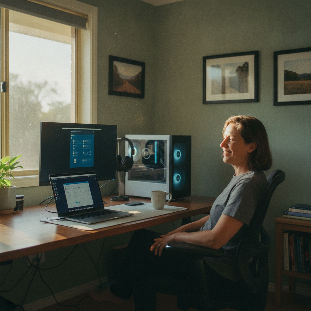 Laptop and desktop cleaning in Bull Creek (5157) — an at-home owner pleased their computer runs cool and quiet again