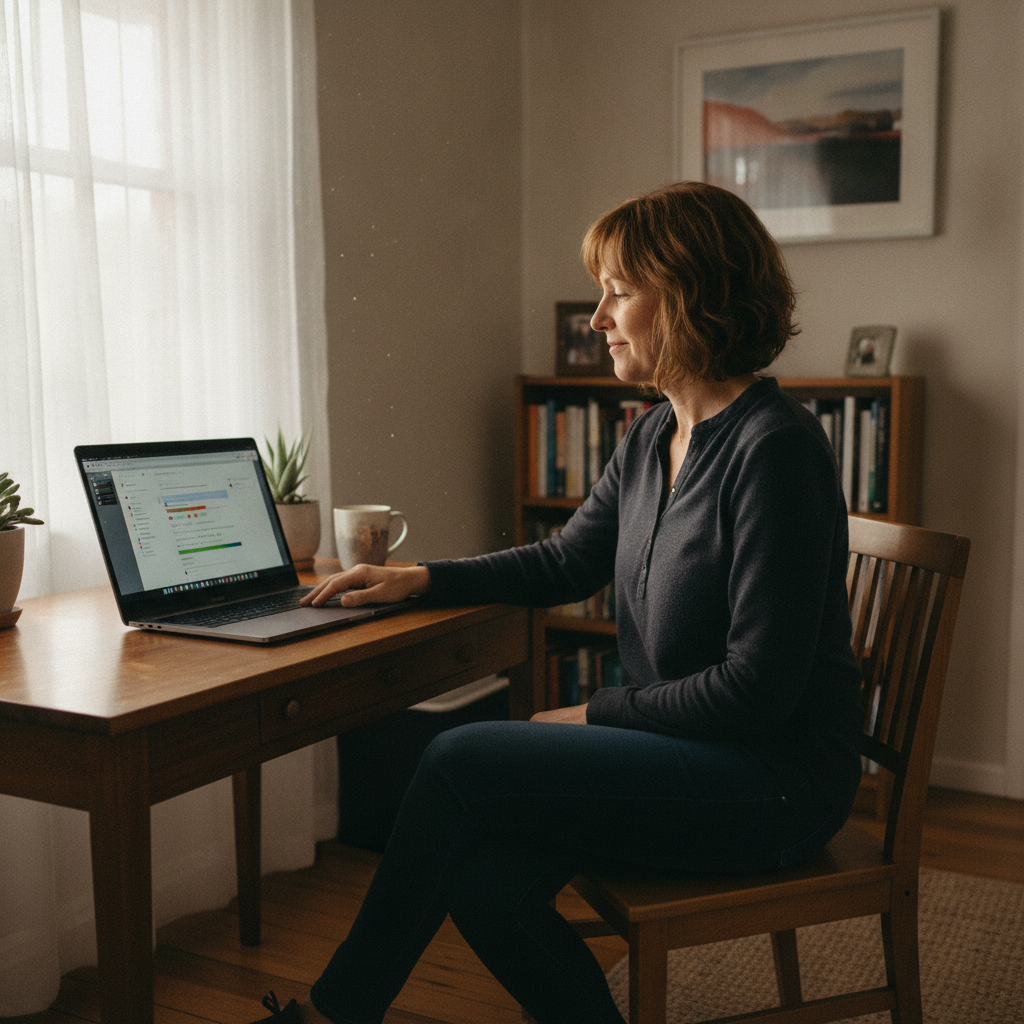 Computer cleaning in Bulli (2516) — a local resident at home with a clean, fast, dust-free computer running cool and quiet