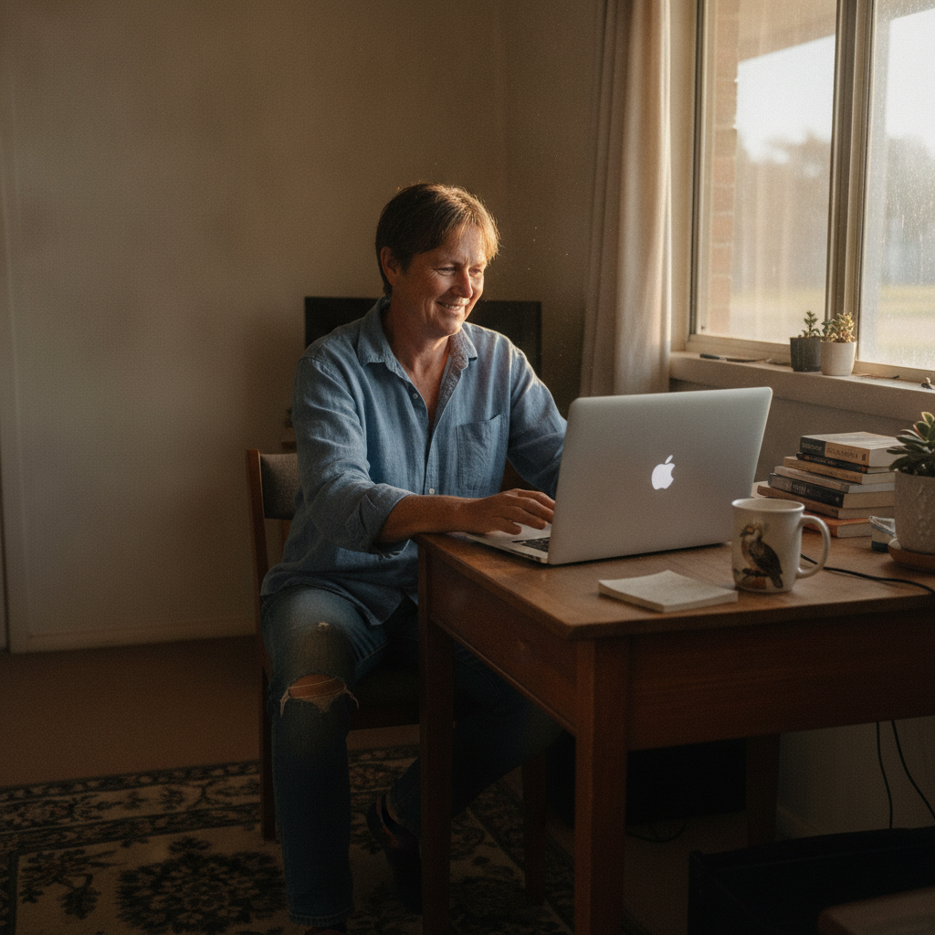 Computer cleaning in Bungarby (2630) — a local resident at home with a clean, fast, dust-free computer running cool and quiet