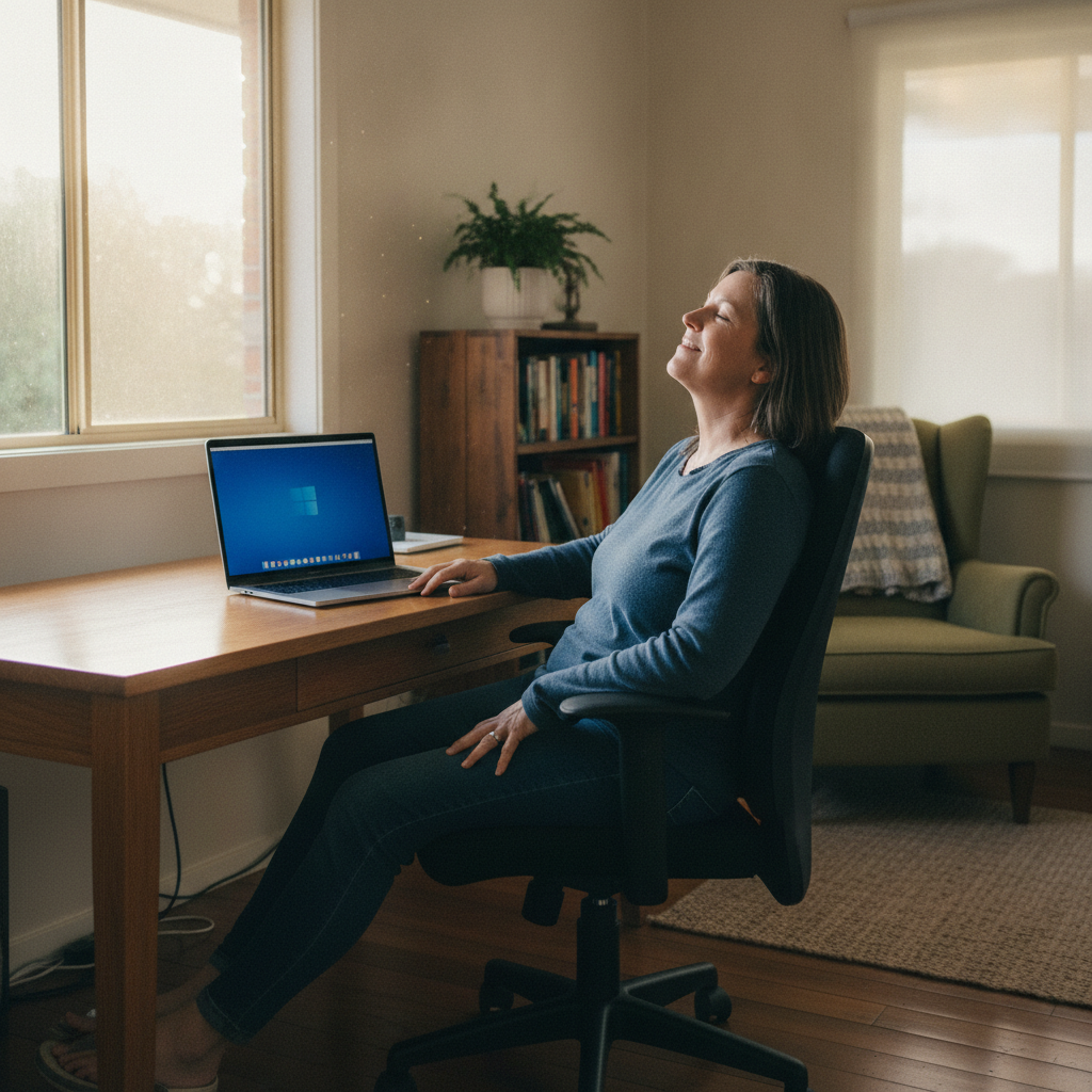 Computer cleaning in Bungowannah (2640) — a local resident at home with a clean, fast, dust-free computer running cool and quiet