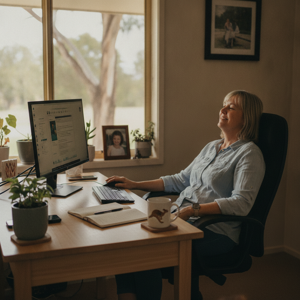 Computer cleaning in Bunya Creek (4655) — a local resident at home with a clean, fast, dust-free computer running cool and quiet